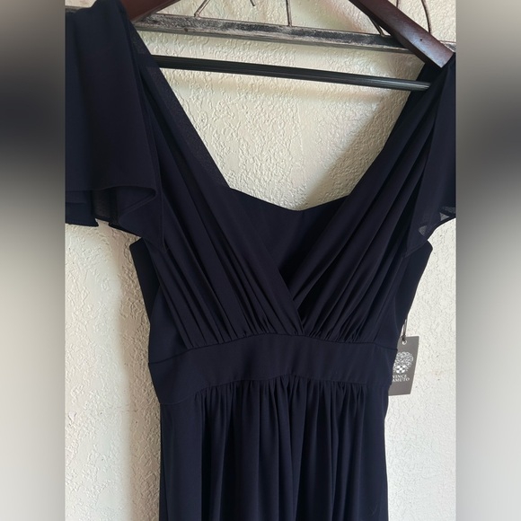 Vince Camuto Flutter Sleeve V-Neck Dress – Size 0 - Picture 3 of 6